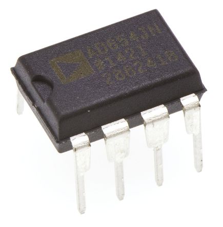 Analog Devices - AD654JNZ - Analog Devices AD654JNZ 500kHz ѹ-Ƶת, ͬ, ±0.4%FSR, 8 PDIPװ		