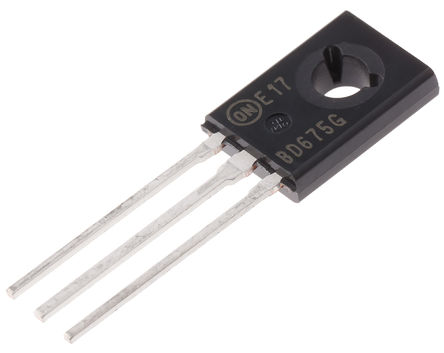 ON Semiconductor - BD675G - ON Semiconductor BD675G NPN ֶپܶ, 4 A, Vce=45 V, HFE=750, 3 TO-225װ		