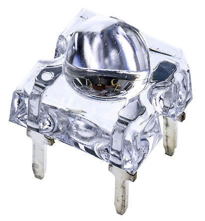 Bivar - R50YLW-V-3045 - Bivar Orca R ϵ ɫ (594 nm ) LED R50YLW-V-3045, 2.8 V, 4 cd, 30 , 45 ӽ, 4  Super Flux ͨ		