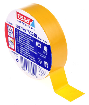 Tesa - 53948-00036-07 - Tesa Tesa 53948 ɫ PVC Ե 53948-00036-07, 5000Vѹ, 25m x 19mm x 0.13mm		