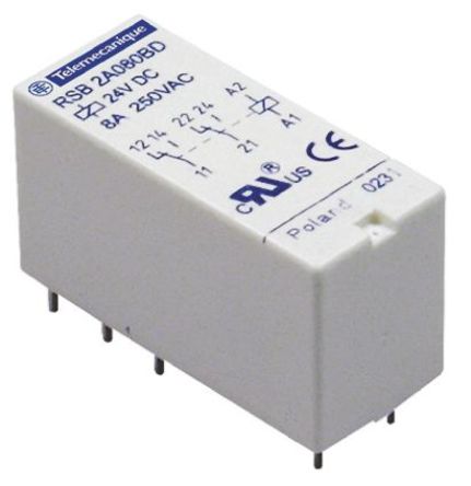 Schneider Electric - RSB2A080ED - Schneider Electric RSB2A080ED ˫˫ PCBӡˢ·壩װ ӿڼ̵ģ, 12A		