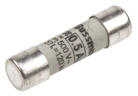Cooper Bussmann - C10G0-5 - Cooper Bussmann 500mA ʽ۶ C10G0-5, 10 x 38mm		