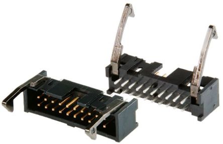 TE Connectivity - 1-1761606-3 - TE Connectivity AMP-LATCH ϵ 40· 2.54mmھ (2) ֱ PCB  1-1761606-3, Ӷ˽, 1A, ͨ		