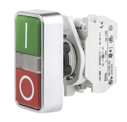 EAO - 44.771.201 - EAO EAO 44 ϵ 22mm ɫɫť  IP65 ˲ʱ ťͷ 44.771.201		