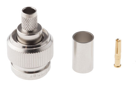 Telegartner - J01010R0005 - Telegartner J01010R0005 50 °װ ֱ TNC ͷ, ѹӶ˽, ෴, HPF 240LMR240RF 240		