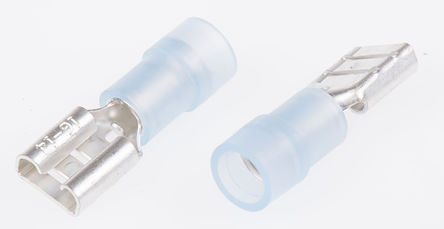 RS Pro - FDNYD2-250 - RS Pro FDNYD2 ϵ ɫ Ե ѹӲ FDNYD2-250, 6.35 x 0.8mm, ͭо		