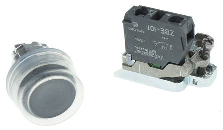 Schneider Electric - XB4BP21 - Schneider Electric XB4 ϵ IP66, IP67  ť XB4BP21, 尲װ, 6 A 550 mA ֱ		