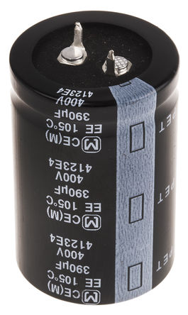 Panasonic - EETEE2G391KJ - Panasonic EE ҧʽ ϵ 400 V ֱ 390F ͨ  EETEE2G391KJ, 20%ݲ, +105C		