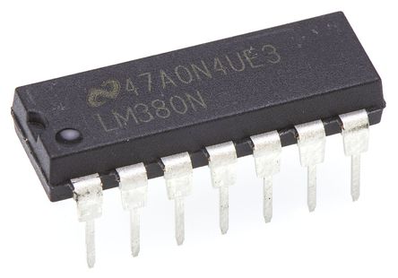 Texas Instruments - LM380N/NOPB - Texas Instruments LM380N/NOPB AB   Ŵ, +70 C, 2.5 W @ 8 , 14 MDIPװ		