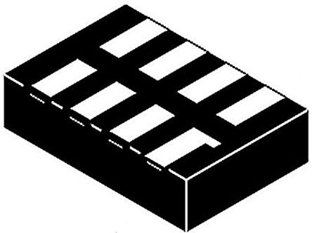 ON Semiconductor - LMV393MUTAG - ON Semiconductor LMV393MUTAG 2ͨ Ƚ, ©·, 800ns, ֵԴѹ, 8 UDFNװ		