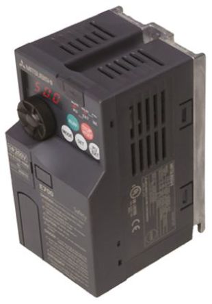 Mitsubishi - FR-E720S-008SC-EC - Mitsubishi FR-E720S ϵ IP20 0.1 kW Ƶ FR-E720S-008SC-EC, 0.2  400Hz, 800mA, 200  240 V 		