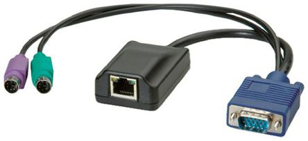 Roline - 14.01.3104 - Roline 40m VGAĸ RJ45, PS/2 x 2 ɫ KVM ϵ 14.01.3104RS		