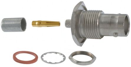 TE Connectivity - 5225398-1 - TE Connectivity BNC ϵ 50 ֱ °װ 尲װ ĸ BNC  5225398-1, ѹ ˽, RG58 A/U, RG58 B/U, RG58 C/U, RG58/U, 		