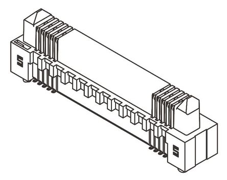 Samtec - ERM8-060-05.0-S-DV-TR - Samtec ERM8 Edge Rate ϵ 120· 0.8mmھ (2) ֱ PCB  ERM8-060-05.0-S-DV-TR, Ӷ˽, 1.4A, 氲װ		