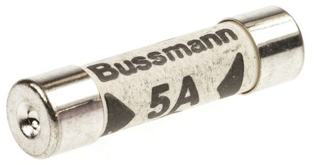 Cooper Bussmann - TDC180-5A - Cooper Bussmann F熔断速度 5A 管式熔断器 TDC180-5A, 6.3 x 25.4mm		