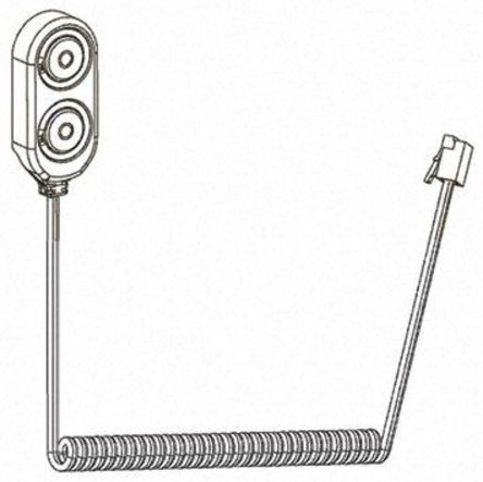 Maxim - DS1402D-DR8+ - Maxim 2.4m ɫ PVC ŵ DS1402D-DR8+, RJ11 ͷ  1 ߣiButton 1 		