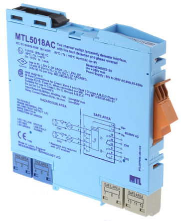 MTL - MTL5018AC - MTL 2 ͨ , ģ MTL5018AC/RS, 10.5 V, 14mA		