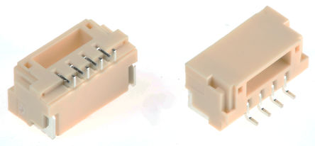 JST - SM04B-GHS-TB(LF)(SN) - JST GH ϵ 4· 1.25mmھ ֱ PCB  SM04B-GHS-TB(LF)(SN), Ӷ˽, 1A, 氲װ		