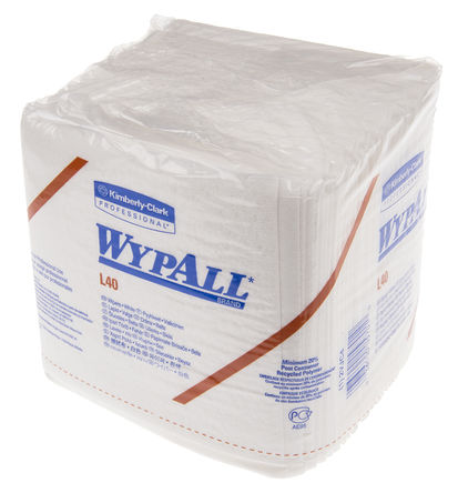 Kimberly Clark - 7471 - Kimberly Clark 7471 56张 白色 包装 湿巾, 317 x 365mm, 适用于组件，一般清洁，溢出物		