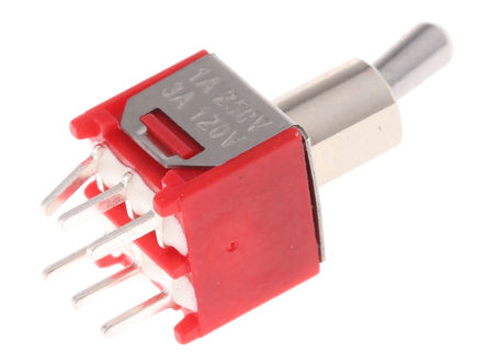 RS Pro - 2MD1T2B2M2QES - RS Pro ˫˫ л 2MD1T2B2M2QES,  - , 3 A @ 120 V 		