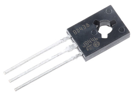 STMicroelectronics - BD438 - STMicroelectronics BD438 , PNP , 4 A, Vce=45 V, HFE:30, 3 MHz, 3 SOT-32װ		