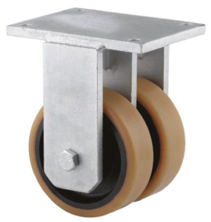 Tente - 9958FTP160P65 - HD plate steel fixed castor 160mm		