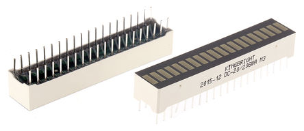 Kingbright - DC-20/20GWA - Kingbright  ɫ LED ʾ DC-20/20GWA, 9 mcd, ͨװװ		