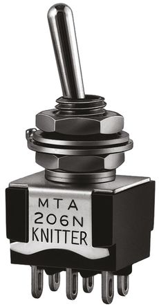 KNITTER-SWITCH - MTA 206 R - KNITTER-SWITCH ˫˫ л MTA 206 R, (On)-On, 4 A @ 30 V ֱ		