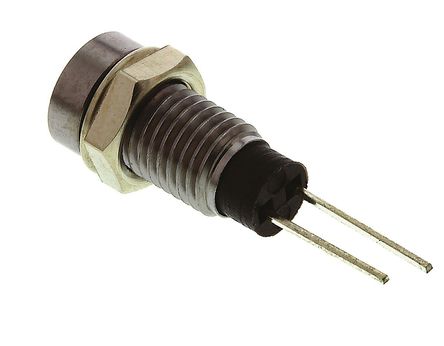 Bulgin - DX1116/RD - Bulgin DX1116/RD 4 mm  ɫ LED ָʾ, ߽Ӷ, 6.1mmװ׳ߴ, 2 V		