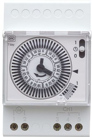 MK Electric - 5707S - MK Electric 1ͨ DIN 쿪 5707S, Сʱλ, 220  240 V Դ		