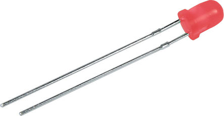 Kingbright - L-43HD - Kingbright ɫ (635 nm ) LED L-43HD, 2.5 V, 2 mcd, 80 ӽ 4 mm ͨ		