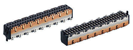 ERNI - 224512 - ERNI MicroSpeed ϵ 2 50· ֱ 1 (Horizontal) mm, 1.5 (Vertical) mmھ װ ӡˢ· 224512, Ӷ˽, ԰		