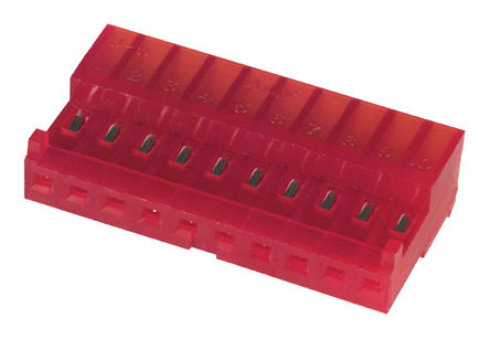 TE Connectivity - 4-643813-0 - TE Connectivity MTA-100 ϵ 10· 2.54mmھ ֱ ĸ IDC  4-643813-0, °װ		