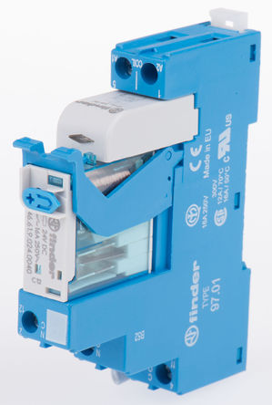 Finder - 4C.01.9.024.0050 SPA - Finder 4C.01.9.024.0050 SPA ˫ DIN ӿڼ̵ģ, 16A, 26.4V dc		