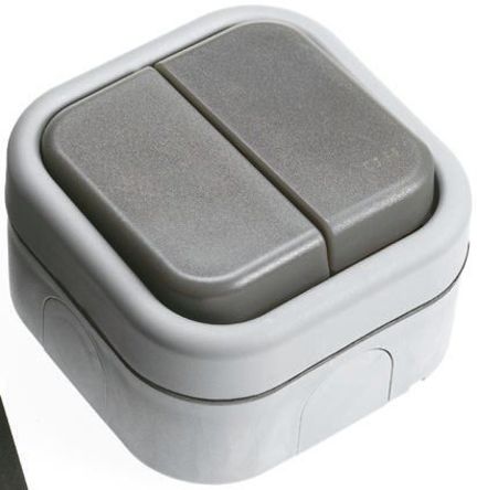 Theben / Timeguard - TGVL02 - Theben / Timeguard Weathersafe ϵ 2 Ⱥ 2 · BS ׼ IP66 13 A 230 V ɫ ⻬ ̼֬ ҡ ƿ TGVL02, 氲װ, 1, ϵݶӶ ʹ		