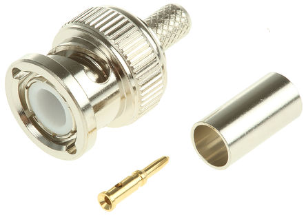 TE Connectivity - 6-1337426-0 - TE Connectivity 50 ֱ °װ  BNC  6-1337426-0, 0  4GHz, ѹ ˽, RG141 A/U, RG58 C/U, 		