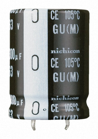 Nichicon - LGU2C471MELZ - Nichicon GU ϵ 160 V ֱ 470F ͨ  LGU2C471MELZ, 20%ݲ, +105C		