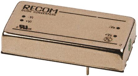 Recom - RP15-4805SF - Recom RP15 F ϵ 15W ʽֱ-ֱת RP15-4805SF, 36  75 V ֱ, 5V dc, 3A, 1.6kV dcѹ, 83%Ч, DIPװ		
