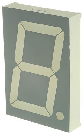 Kingbright - SC23-11EWA - Kingbright 1ַ 7  ɫ LED  SC23-11EWA, 57 mcd, ҲС, 57mmַ, ͨװװ		