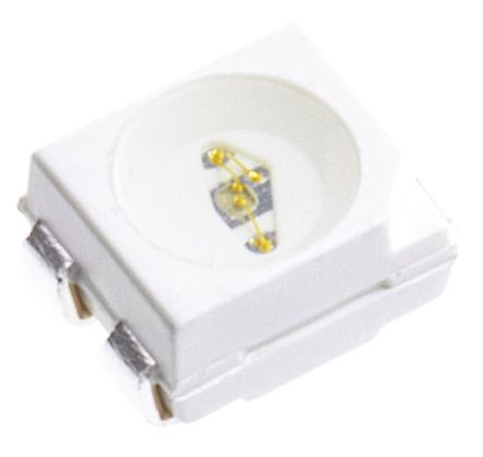 Broadcom - HSMM-A400-U4QM2 - Broadcom HSMM-A ϵ ɫ (525 nm ) LED HSMM-A400-U4QM2, 3.8 V, 787 mcd, 120 ӽ, 4  PLCC 4 װ		