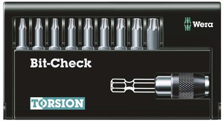 Wera - 05056164001 - Wera 1ͷ9˿ͷװ 1/4 in ͷT10T15T20T25T27T30T40T8T9 ˿ͷ׼ 05056164050, Torx ͷͷ		