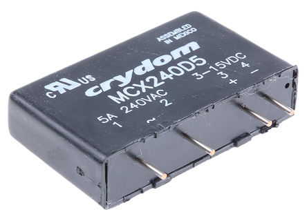 Crydom - MCX240D5 - Crydom 5 A PCBװ ̵̬ MCX240D5, SCR, 㽻л, 280 V		