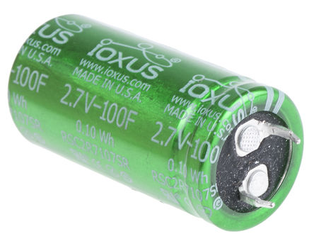 Ioxus - RSC2R7107SR - Ioxus Snap-In Hybrid, Supercap RSC ϵ 100F 2.7 V ˫ RSC2R7107SR, -5  +10% ݲ		