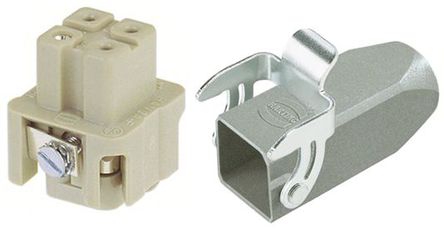 Harting - 09200031750+09200032711 - Harting Han A ϵ 3 + PE   󸺺ɵԴ׼ ׼ 09200031750+09200032711, PG11 Ƴߴ, 10A, 230  400 V 		