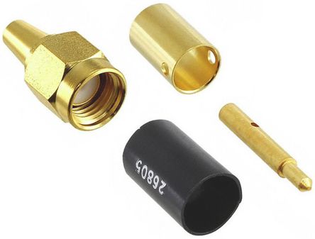 TE Connectivity - 1051638-1 - TE Connectivity AMP ϵ 1051638-1 С 50 °װ SMA  ͷ, ѹӶ˽		