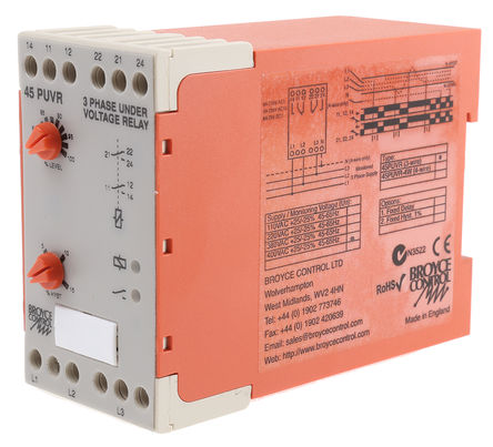 Broyce Control - 45PUVR 400VAC - Broyce Control 3 λѹ ؼ̵ 45PUVR 400VAC, ˫˫ , 400 V 		