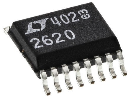 Linear Technology - LTC2620CGN#PBF - Linear Technology LTC2620CGN#PBF, 8ͨ 12 λ DAC, УSPI/Microwireӿ, 16 SSOPװ		