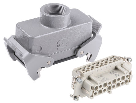 Harting - 09300161730+09330162701 - Harting Han E ϵ 16   󸺺ɵԴ׼ ׼ 09300161730+09330162701, PG21 Ƴߴ, 16A, 500 V		