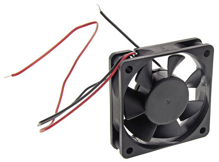 RS Pro - OD6015-12LB - RS Pro OD6015 ϵ 1.1W 12 V ֱ  OD6015-12LB, 23.8m3/h, 2500rpm, 60 x 60 x 15mm		