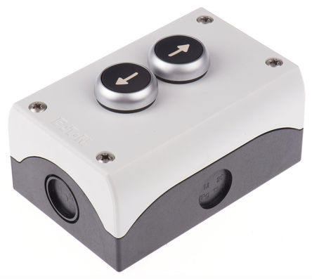 Eaton - M22-I2(RS) - Eaton M22 ϵ IP65 22mm ܷⰴť M22-I2(RS), /, ɫ , 120mm 80mm 56mm		